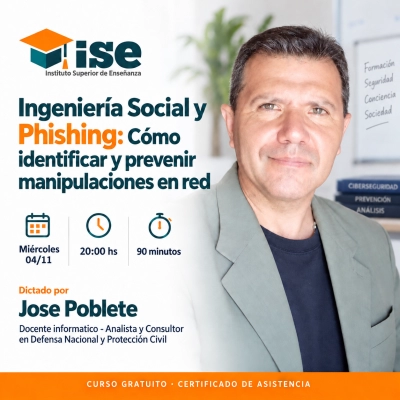 Ingeniería Social y Phishing: Cómo identificar y prevenir manipulaciones en red