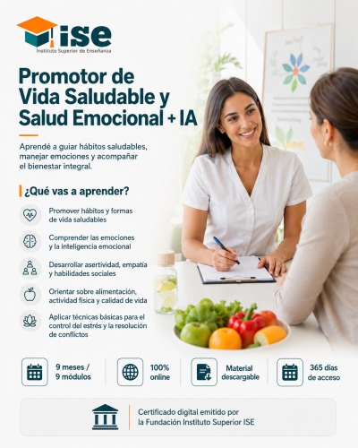 Promotor de Vida Saludable y Salud Emocional + IA