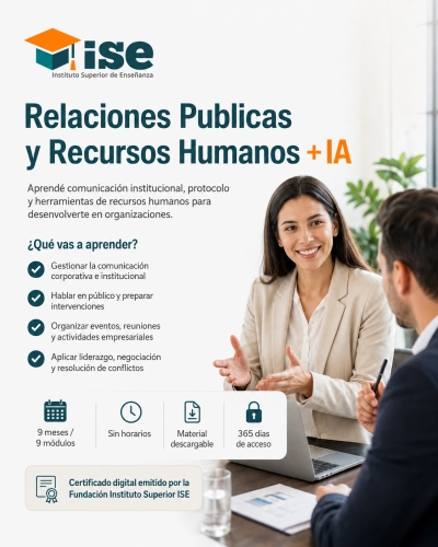 Relaciones Publicas y Recursos Humanos + IA