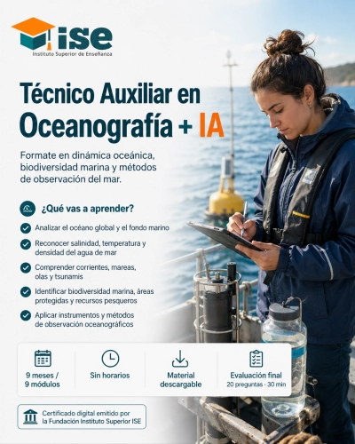 Técnico Auxiliar en Oceanografía + IA