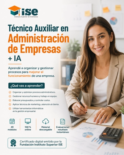 Técnico Auxiliar en Administración de Empresas + IA