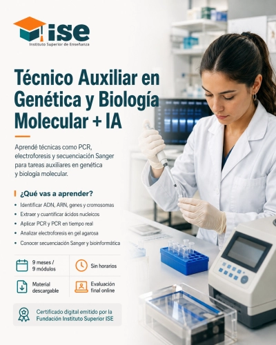 Técnico Auxiliar en Genética y Biología Molecular + IA