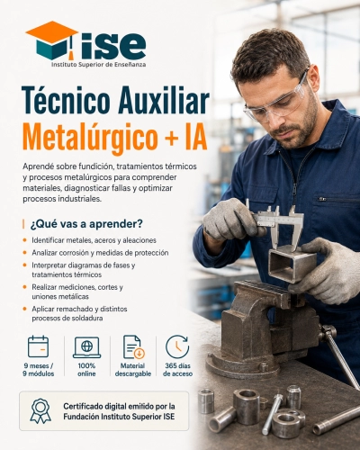 Técnico Auxiliar Metalúrgico + IA