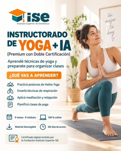 Instructorado de Yoga + IA (Premium con Doble Certificación)