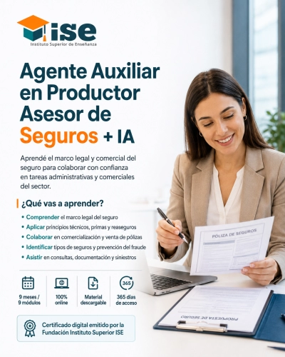 Agente Auxiliar en Productor Asesor de Seguros + IA