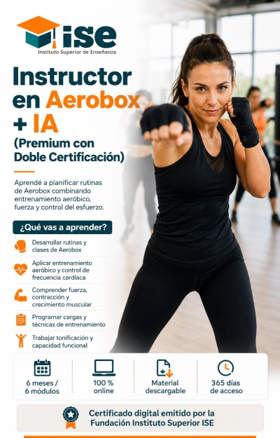 Instructor en Aerobox + IA (Premium con Doble Certificación)