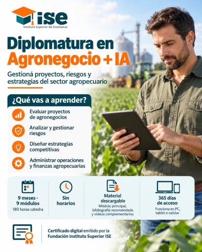 Diplomatura en Agronegocio + IA (Premium con Doble Certificación)