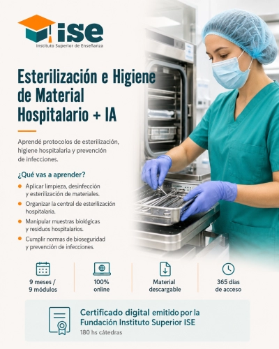 Esterilización e Higiene de Material Hospitalario + IA