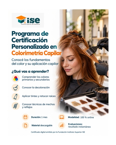 Programa de Certificación Personalizado en Colorimetría Capilar