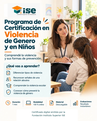 Programa de Certificación en Violencia de Genero y en Niños