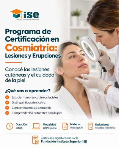 Programa de Certificación en Cosmiatría: Lesiones y Erupciones