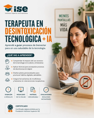 Terapeuta en Desintoxicación Tecnológica + IA