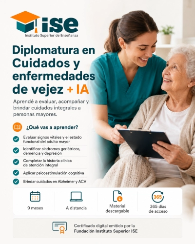 Diplomatura en Cuidados y enfermedades de vejez + IA