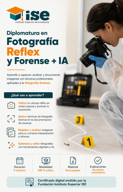 Diplomatura en Fotografía Reflex y Forense + IA