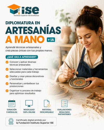 Diplomatura en Artesanías a mano + IA
