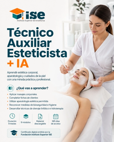 Técnico Auxiliar Esteticista + IA