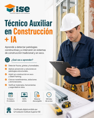 Técnico Auxiliar en Construcción + IA