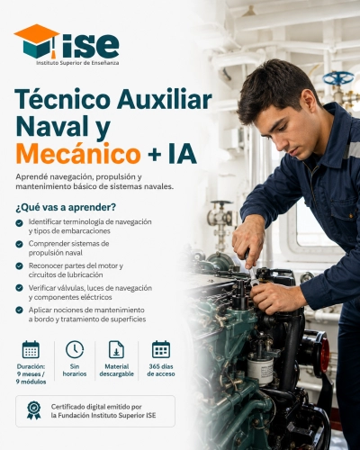 Técnico Auxiliar Naval y Mecánico + IA