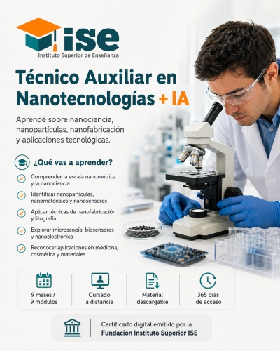 Técnico Auxiliar en Nanotecnologías + IA