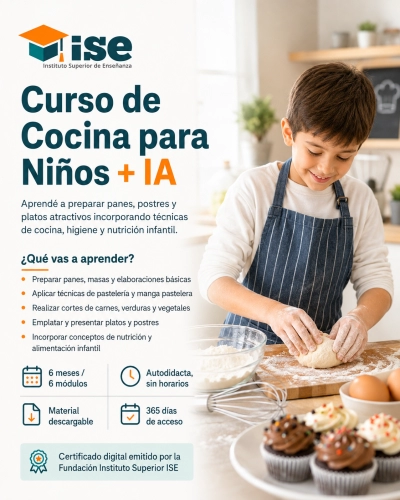Curso de Cocina para Niños + IA