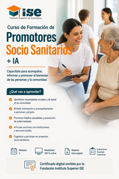 Curso de Formación de Promotores Socio Sanitarios + IA
