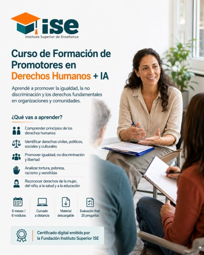 Curso de Formación de Promotores en Derechos Humanos + IA