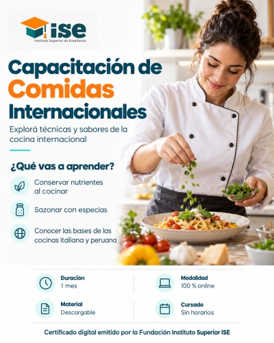 Capacitación de Comidas Internacionales