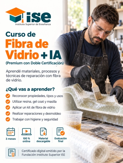 Curso de Fibra de Vidrio + IA (Premium con Doble Certificación)