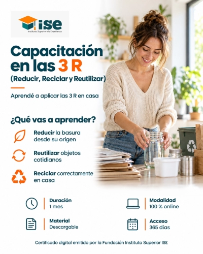 Capacitación en las 3 R (Reducir, Reciclar y Reutilizar)