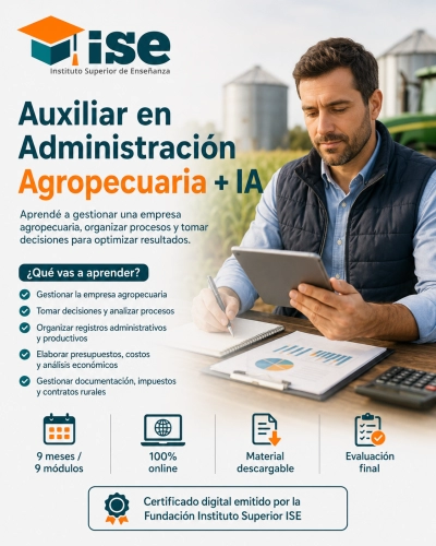 Auxiliar en Administración Agropecuaria + IA