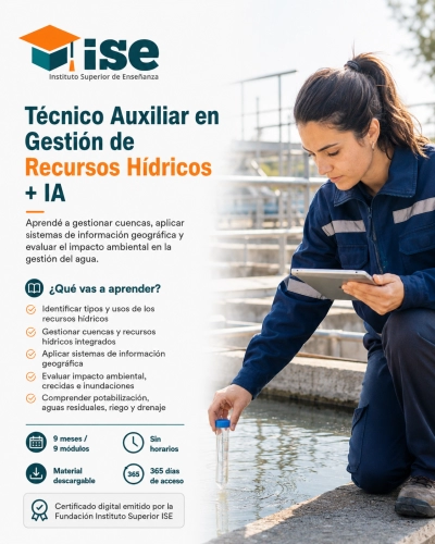 Técnico Auxiliar en Gestión de Recursos Hídricos + IA