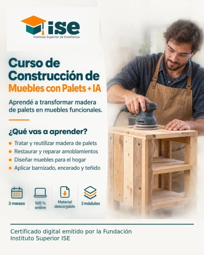 Curso de Construcción de Muebles con Palets + IA