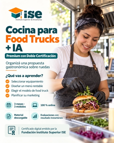 Cocina para Food Trucks + IA (Premium con Doble Certificación)