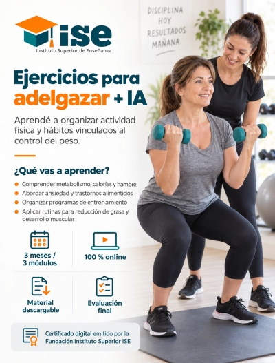 Ejercicios para adelgazar + IA