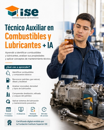 Técnico Auxiliar en Combustibles y Lubricantes + IA