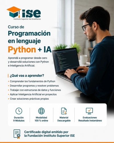 Curso de Programación en lenguaje Python + IA