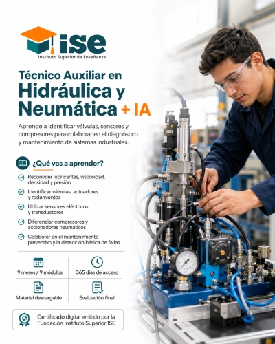 Técnico Auxiliar en Hidráulica y Neumática + IA