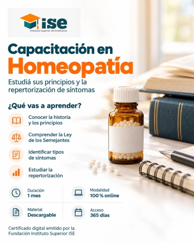 Capacitación en Homeopatía