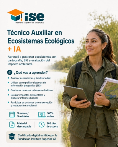 Técnico Auxiliar en Ecosistemas Ecológicos + IA