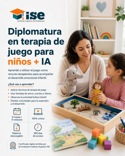 Diplomatura en terapia de juego para niños + IA