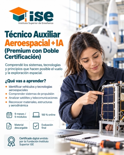 Técnico Auxiliar Aeroespacial + IA (Premium con Doble Certificación)
