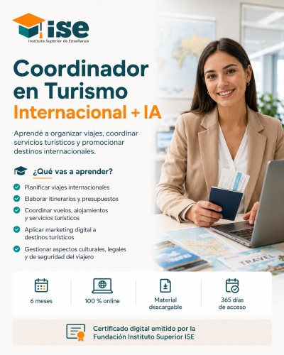 Coordinador en Turismo Internacional + IA