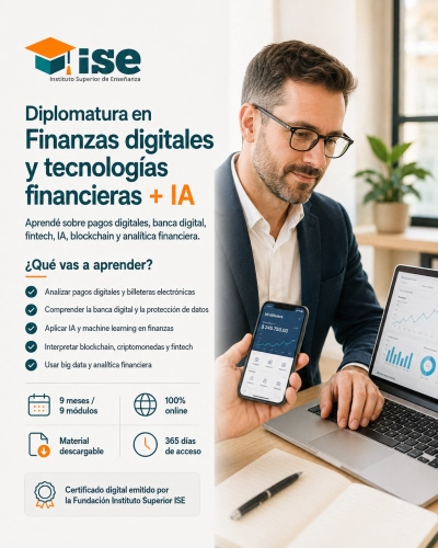 Diplomatura en Finanzas digitales y tecnologías financieras + IA