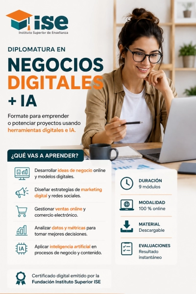 Diplomatura en Negocios digitales + IA