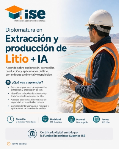 Diplomatura en Extracción y producción de Litio + IA