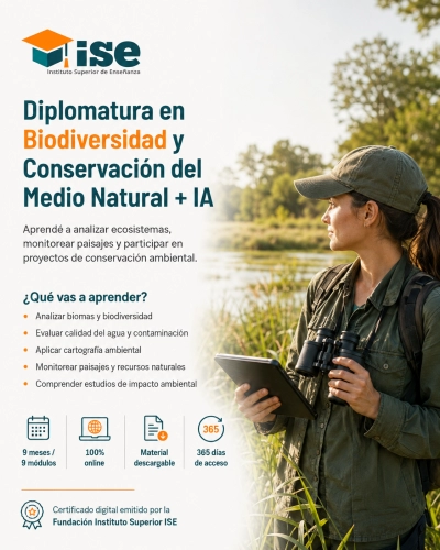 Diplomatura en Biodiversidad y Conservación del Medio Natural + IA