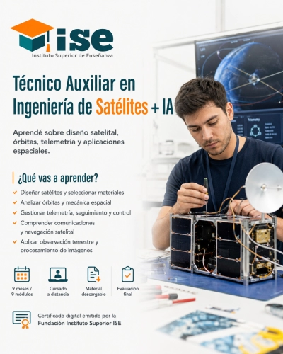 Técnico Auxiliar en Ingeniería de Satélites + IA