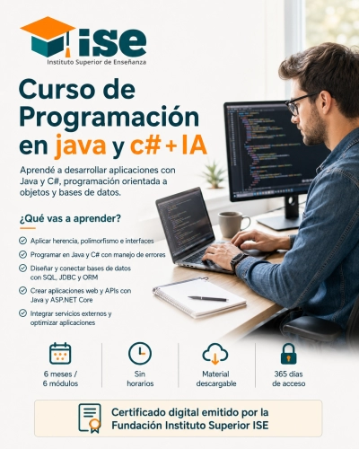 Curso de Programación en java y c# + IA