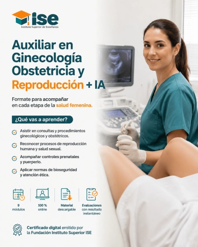 Auxiliar en Ginecología Obstetricia y Reproducción + IA