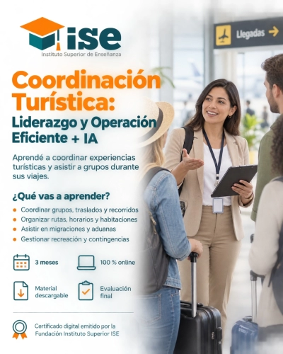Coordinación Turística: Liderazgo y Operación Eficiente + IA